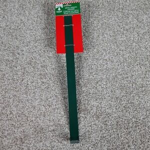 Christmas House Green Metal Wreath Hanger Over The Door Holiday Decor 14.5 Inch